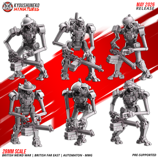 British Weird War Far East Automaton MMG