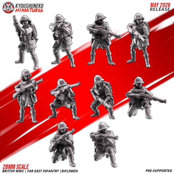 British Weird War Far East Riflemen
