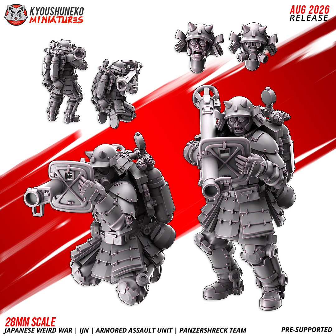 Japanese Weird War IJN Armoured Assault Unit Panzerschreck