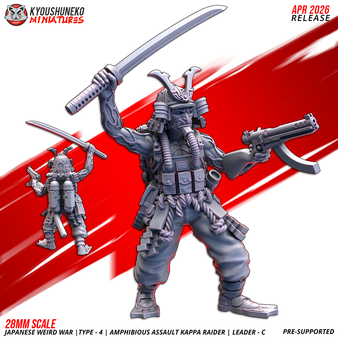 Japanese Weird War Type-4 Kappa Amphibious Assault Raider Leader - obrazek 3