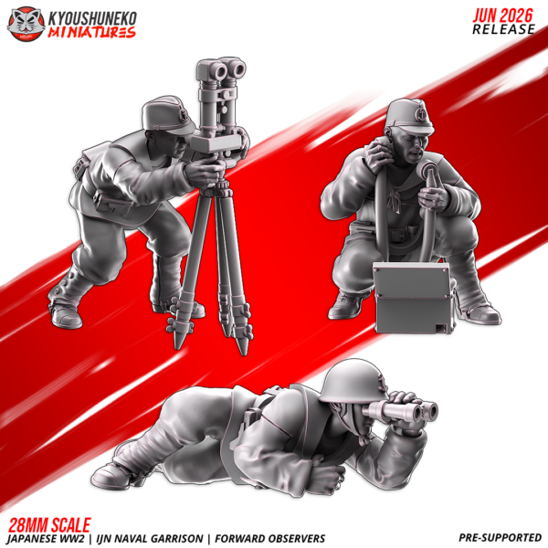 Japanese Weird War IJN Naval Garrison Forward Observer Team