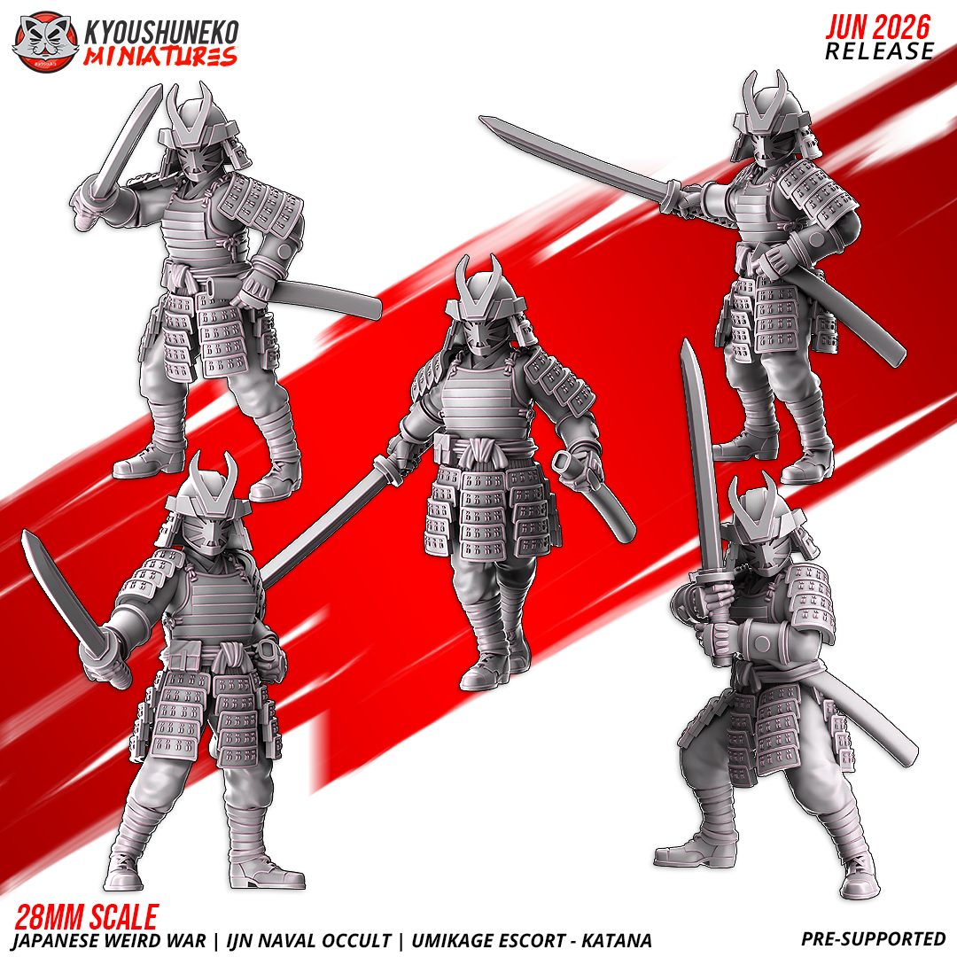 Japanese Weird War Naval Occult Umikage Escorts Katana