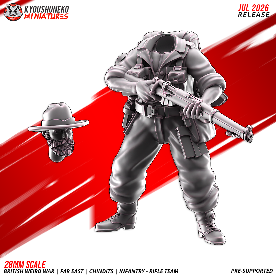 British Weird War Far East Chindit Rifle Team - obrazek 12