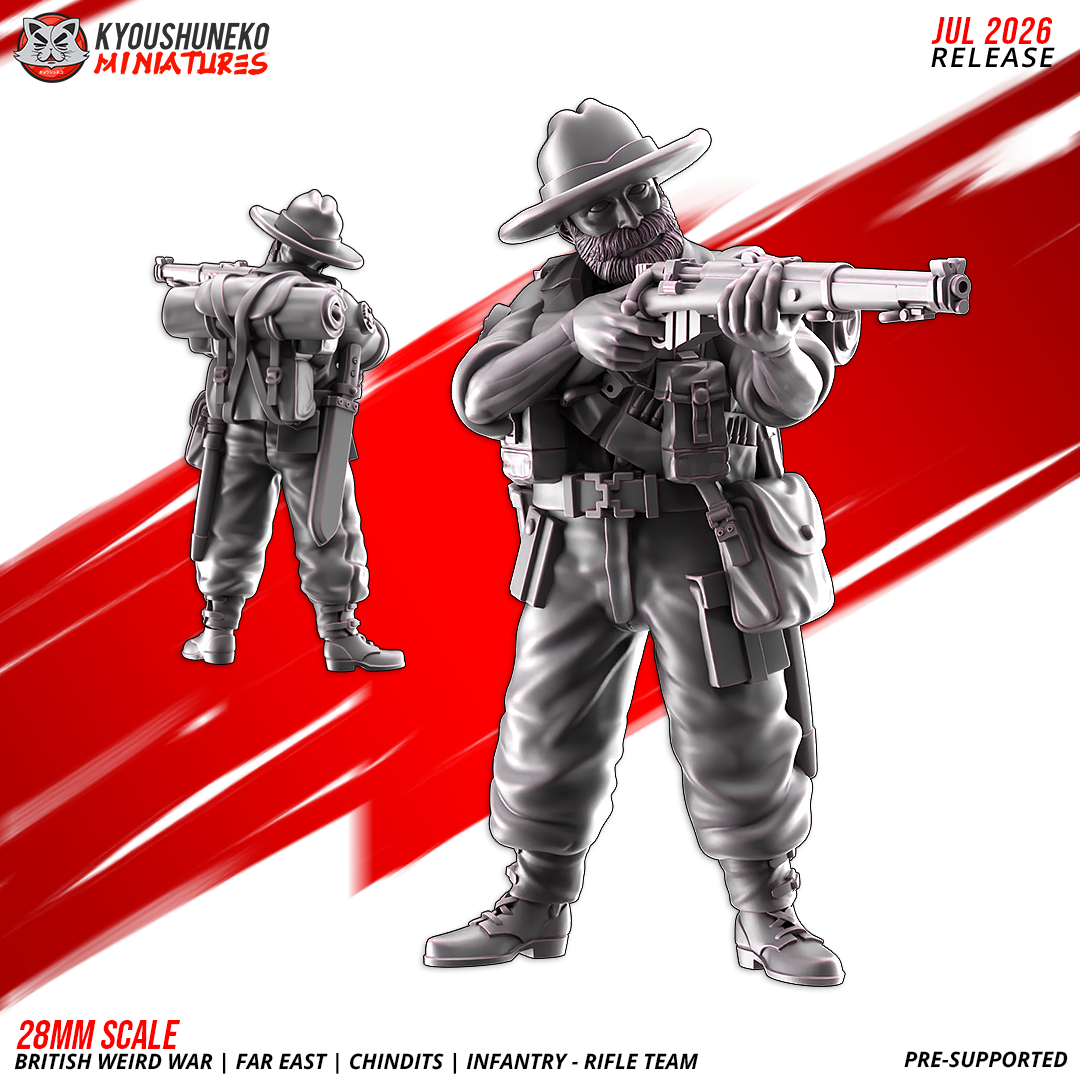 British Weird War Far East Chindit Rifle Team - obrazek 2