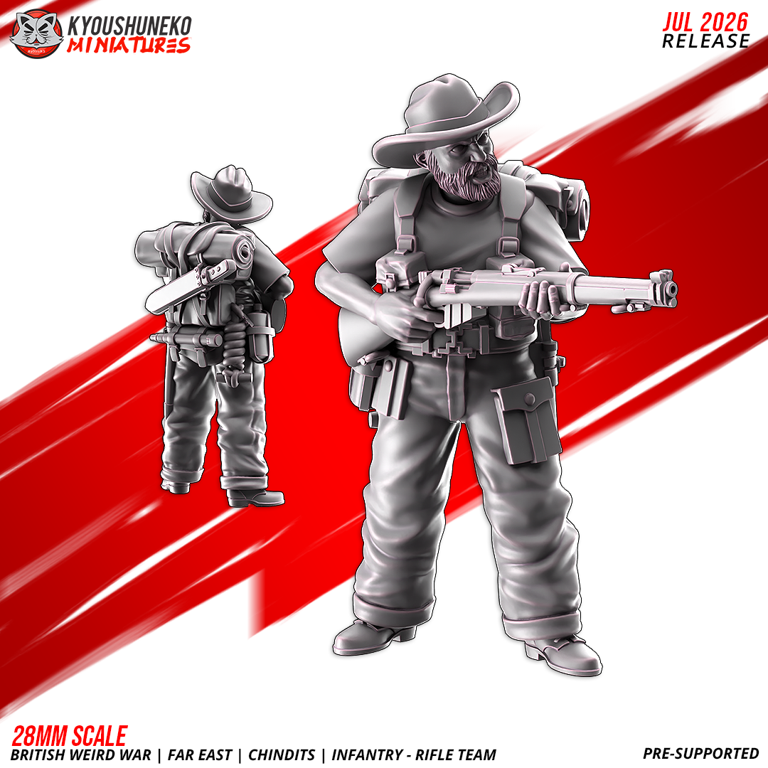 British Weird War Far East Chindit Rifle Team - obrazek 4
