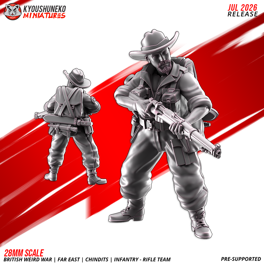 British Weird War Far East Chindit Rifle Team - obrazek 6