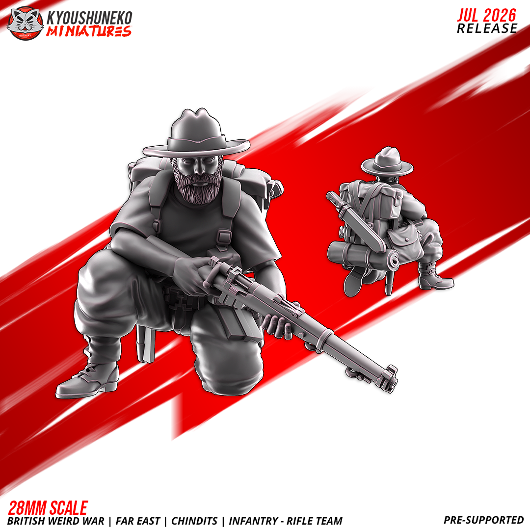 British Weird War Far East Chindit Rifle Team - obrazek 8